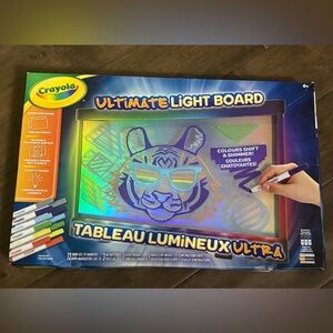 Crayola Ultimate Light Board with Blue and Yellow Highlights- brand new giftable